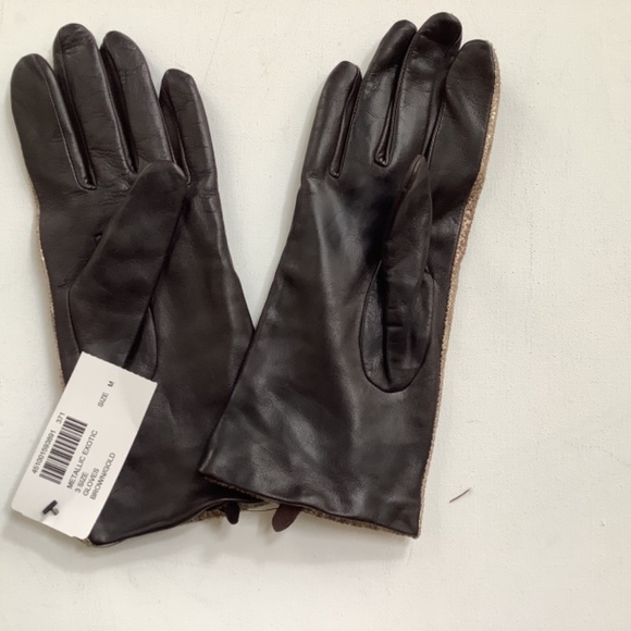 Leather gloves, size M